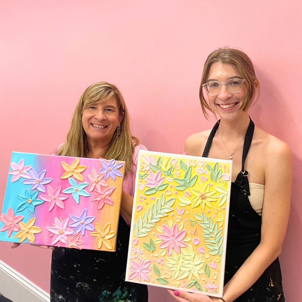 Textured Paint & Sip Team Building