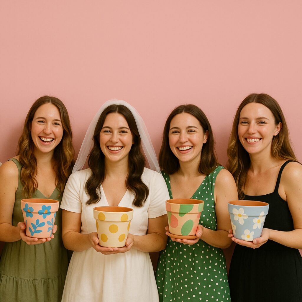 Plant Pot Painting Hens Party